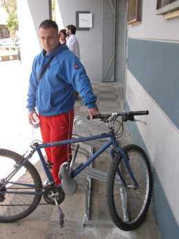 aparcamiento de bicis en centro de salud
