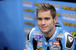 Álvaro Bauista del equipo Suzuki Rizzla