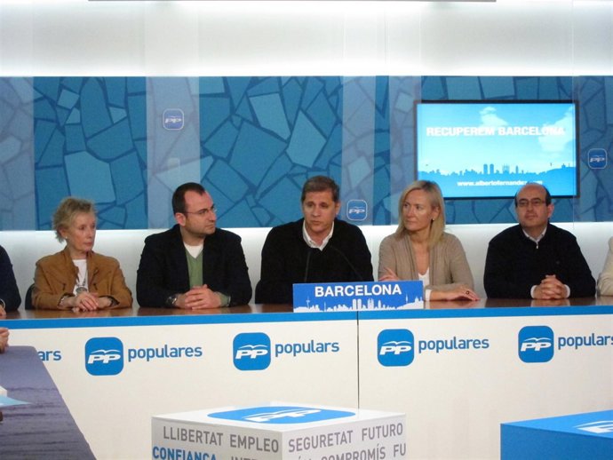 El candidato del PP, Alberto Fernández 