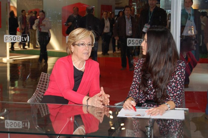  Petronila Guerrero en una entrevista en PSOE TV este sábado