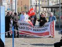 Comisiones Obreras protesta ante Blanco por el bloqueo de la negociación colectiva de la APS