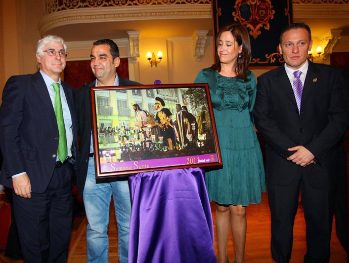 Barreda en la presentación del carte de la Semana Santa de Ciudad Real