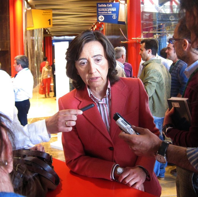 Aguilar en declaración a los periodistas en Málaga