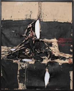 Una obra del Salón de Arte y Antigüedades de la Fira de Barcelona