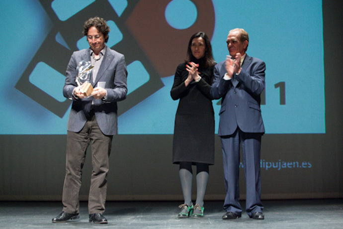 Momento de la entrega del premio