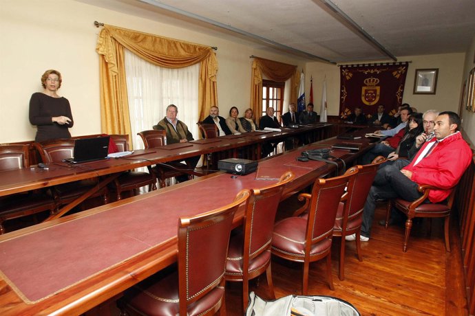 Un instante de la reunión