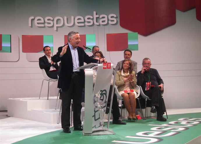 Blanco durante su intervención en la Convención Municipal 