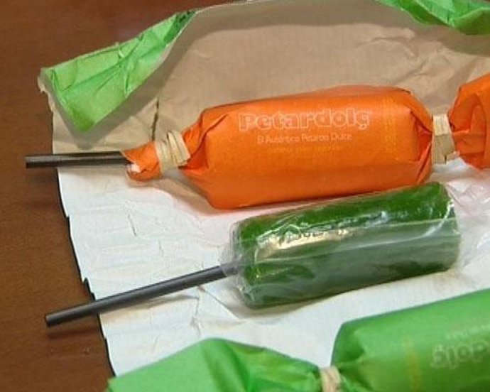 Petardo similar a un caramelo en Valencia