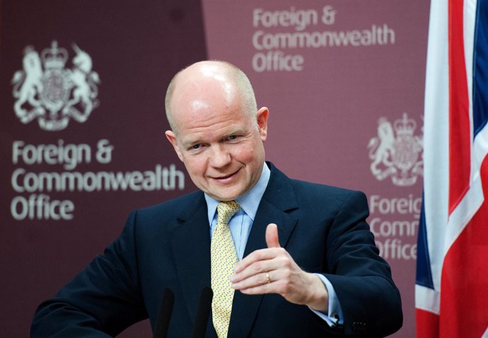 William Hague, ministro británico de Exteriores