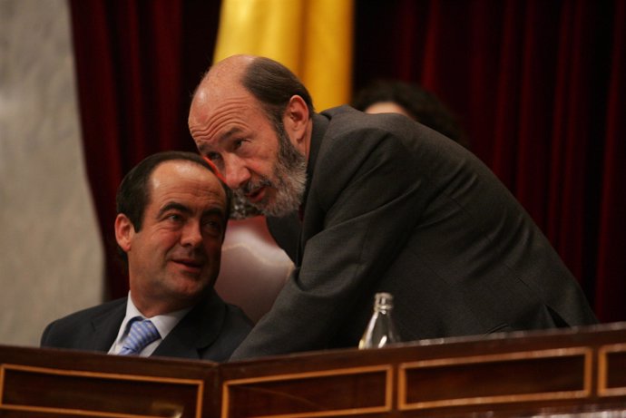 José Bono y Alfredo Pérez Rubalcaba