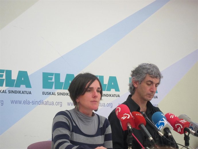 Julene Gabiola y Mikel Noval.