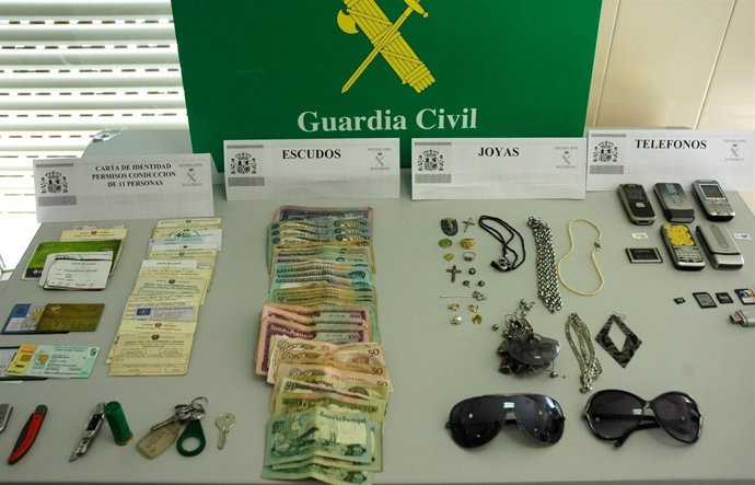 Intervenciones de robos con tirón