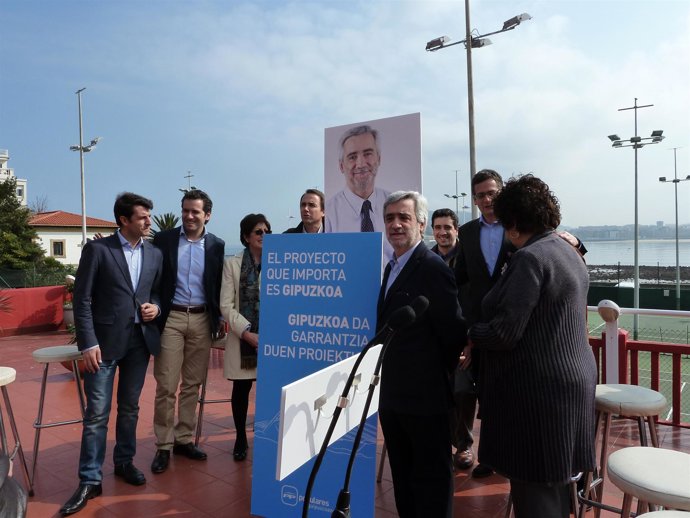 Presentacion candidatura PP a Juntas de Gipuzkoa