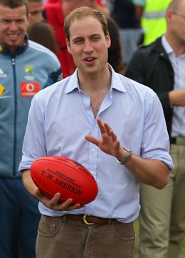 El Príncipe Guillermo en Australia