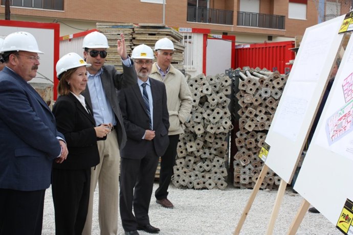 Palacios, durante la inauguración