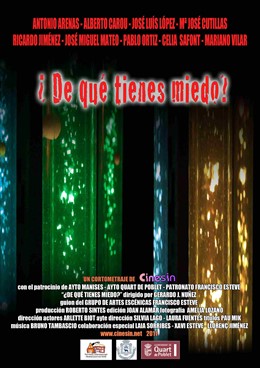 Cartel del corto 'De qué tienes miedo?'