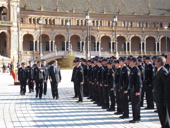 Toma de posesión de nuevos policías
