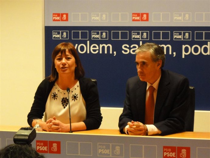 Francina Armengol y Ramón Jáuregui 