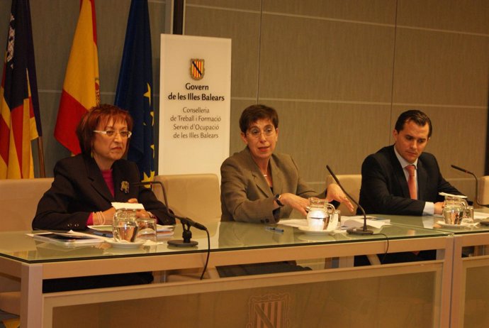 María Durán, joana Barceló y Xavier Vich