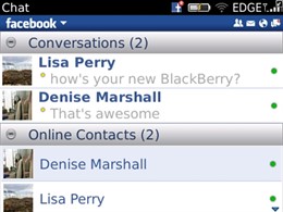 aplicación de Facebook para BlackBerry desde BlackBerry Blog