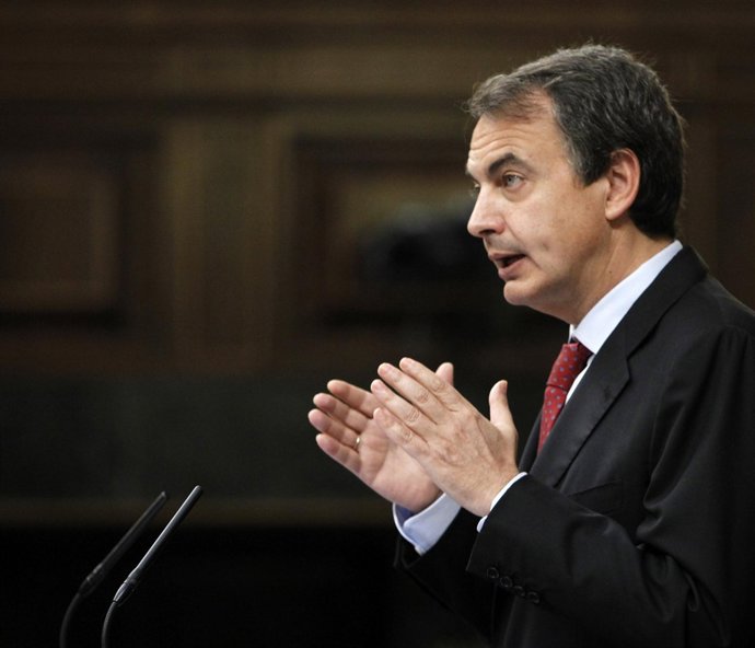 Zapatero, en el Congreso de los Diputados