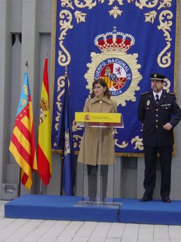 Botella, en el acto de incorporación de nuevos efectivos