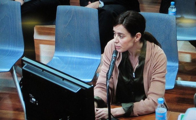 Montserrat Corulla durante su declaración ante el juez del caso 'Malaya'