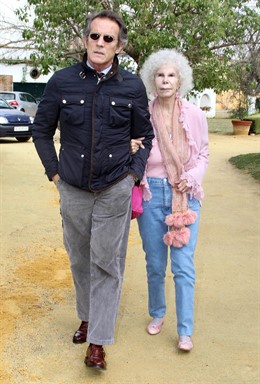 Alfonso Díez el mejor apoyo de la Duquesa de Alba