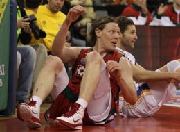 Coby Karl durante un partido con el CB Granada