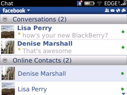 aplicación de Facebook para BlackBerry desde BlackBerry Blog