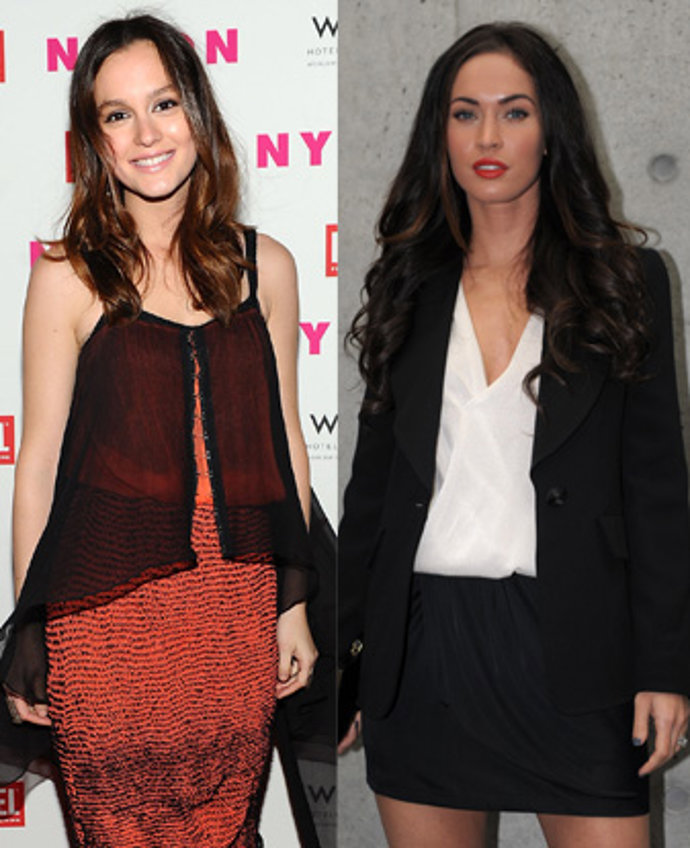 Montaje Leighton Meester y Megan Fox