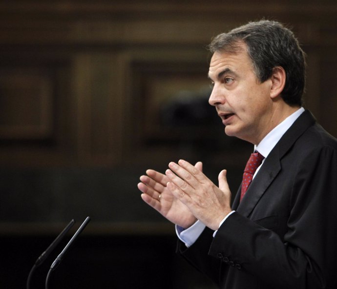 Zapatero en el Congreso de los Diputados