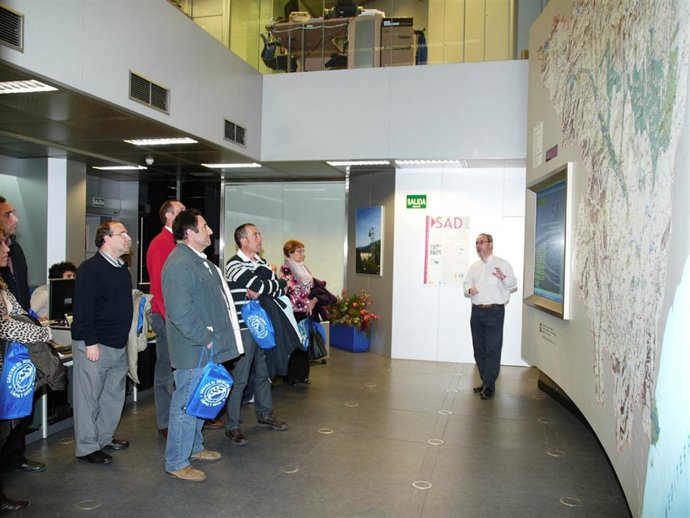 Un grupo de personas en el SAIH