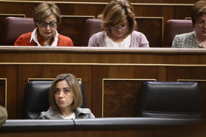 Imagen de Carme Chacón en el Congreso
