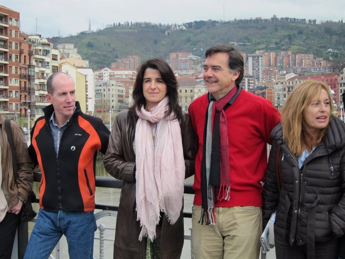 Ezenarro con el candidato a la alcaldía de Bilbao