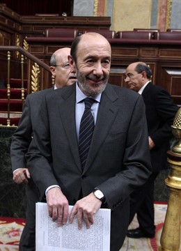 Pérez Rubalcaba en el Congreso