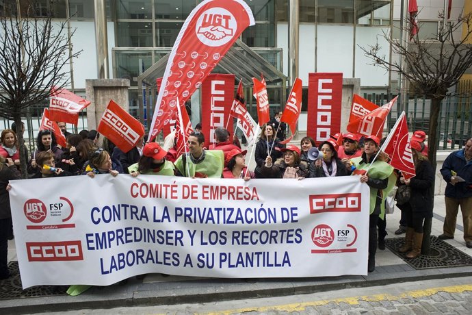 Imagen de archivo de una concentración