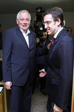 Feijóo y Guillerme (reunión 2009)