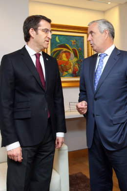 Alberto Núñez feijóo y Manuel 'Pachi' Vázquez
