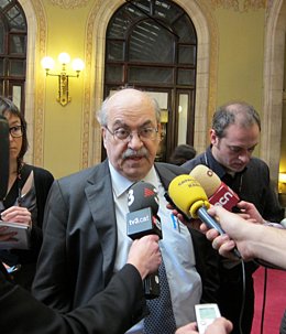 Mas Colell, en el Parlament