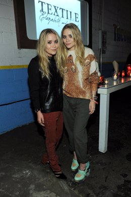 Mary Kate y Ashley Olsen en una fiesta neoyorquina 