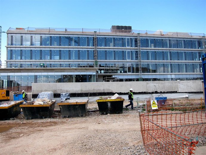 Imagen de las obras de la nueva comisaría