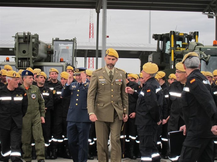 El Príncipe visita la UME