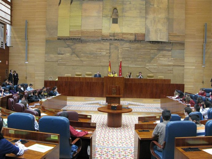 Rodríguez preside el pleno de 'Diputados por un día'