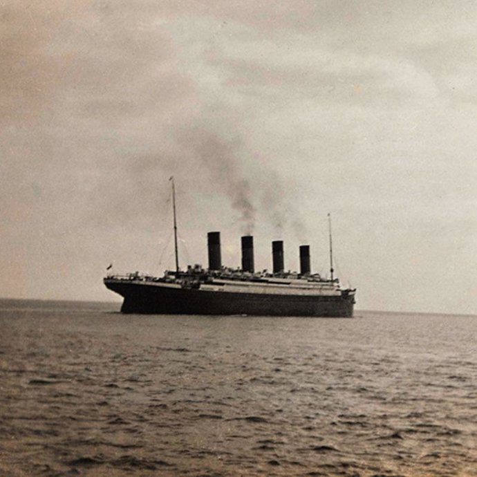 Antigua fotografia del Titanic