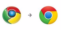 Cambio en el logo de Chrome