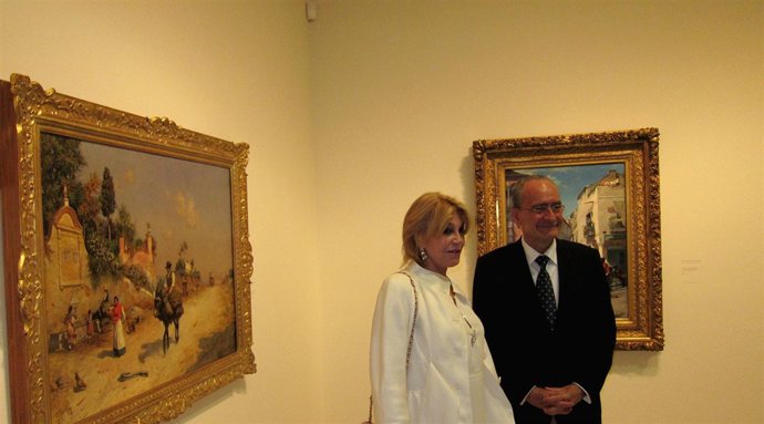 Francisco de la Torre y la baronesa Thyssen
