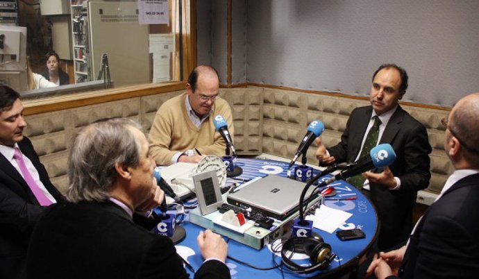Ignacio Diego en una entrevista en la Cadena Cope