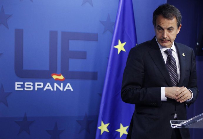 José Luis Rodríguez Zapatero, en Bruselas