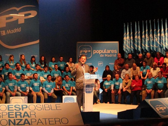 Rajoy, en el mitin celebrado en Torrejón de Ardoz